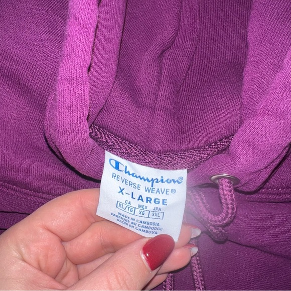 Champion Reverse Weave Cropped Hoodie - Picture 4 of 5